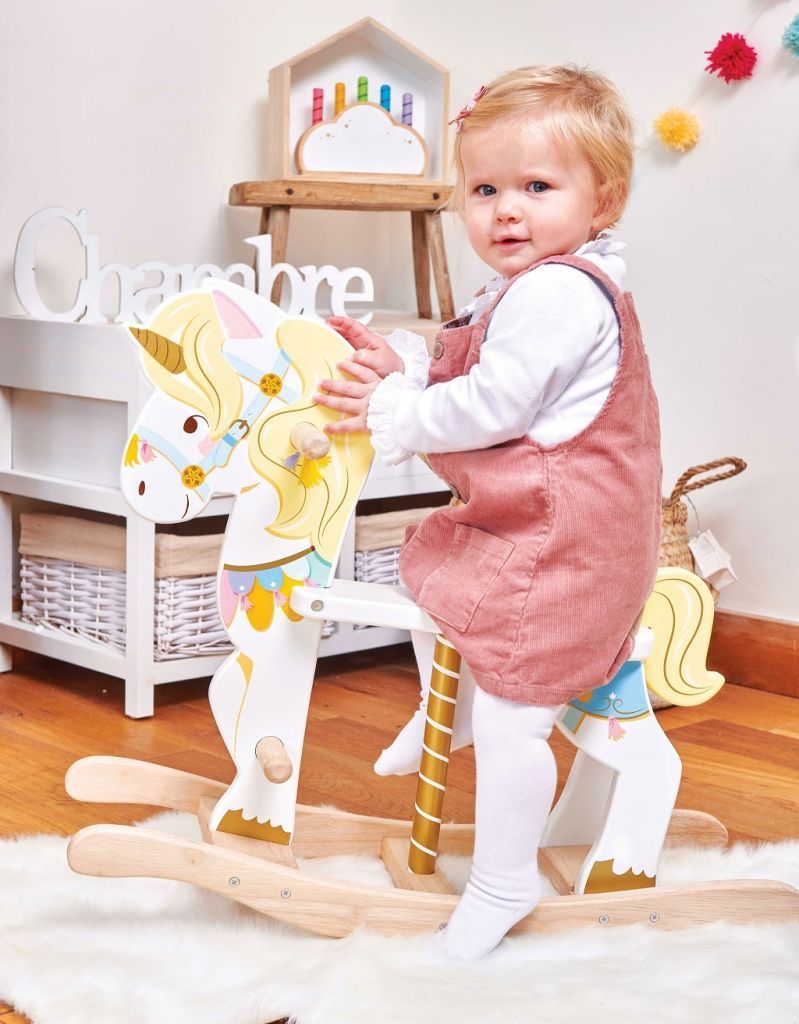 Le Toy Van Petilou Dřevěný houpací jednorožec - obrázek 4