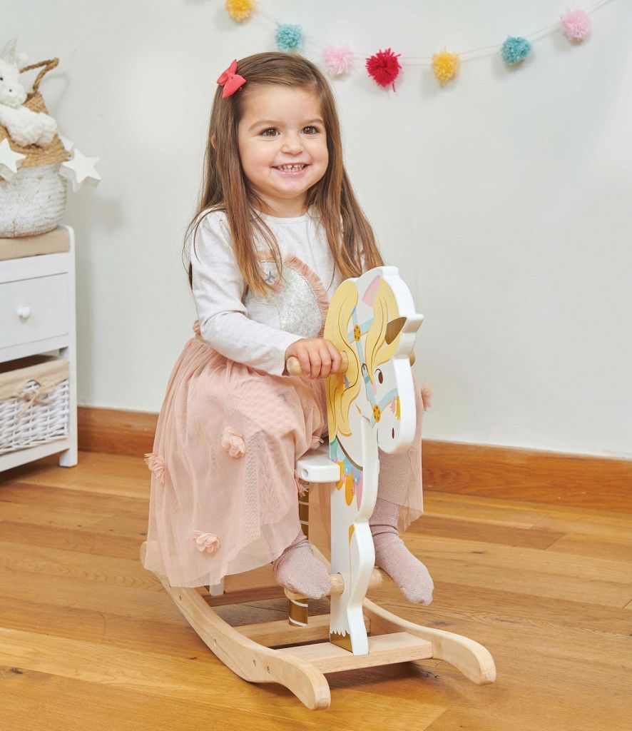 Le Toy Van Petilou Dřevěný houpací jednorožec - obrázek 6