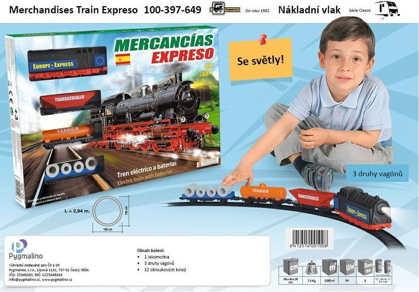 Pequetren MERCHANDISES TRAIN EXPRESO - nákladní vlak - obrázek 1