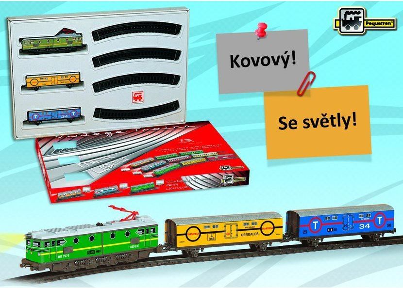 Pequetren MERCHANDISES TRAIN - historický nákladní vlak - obrázek 1