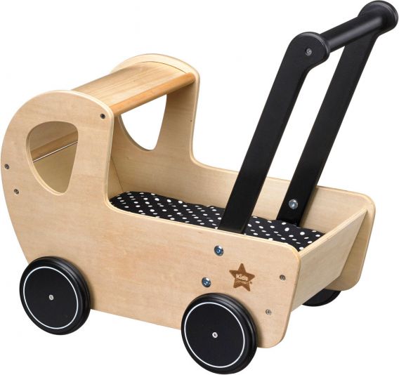 Kids Concept Kočárek dřevěný Neo natural - obrázek 1