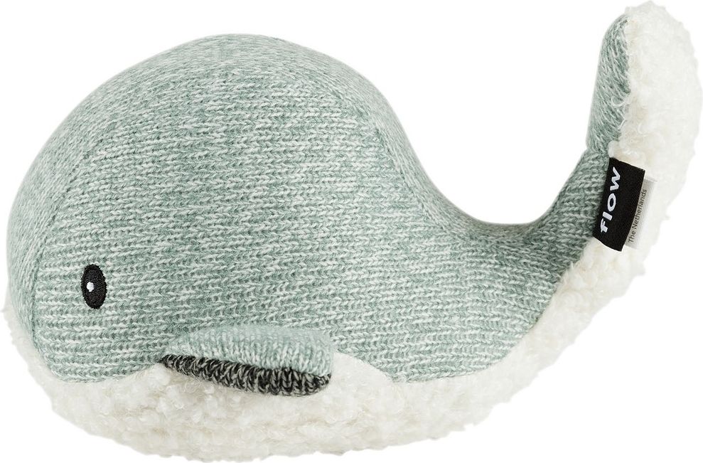FLOW Hračka s tlukotem srdce Moby the Whale Green - obrázek 4