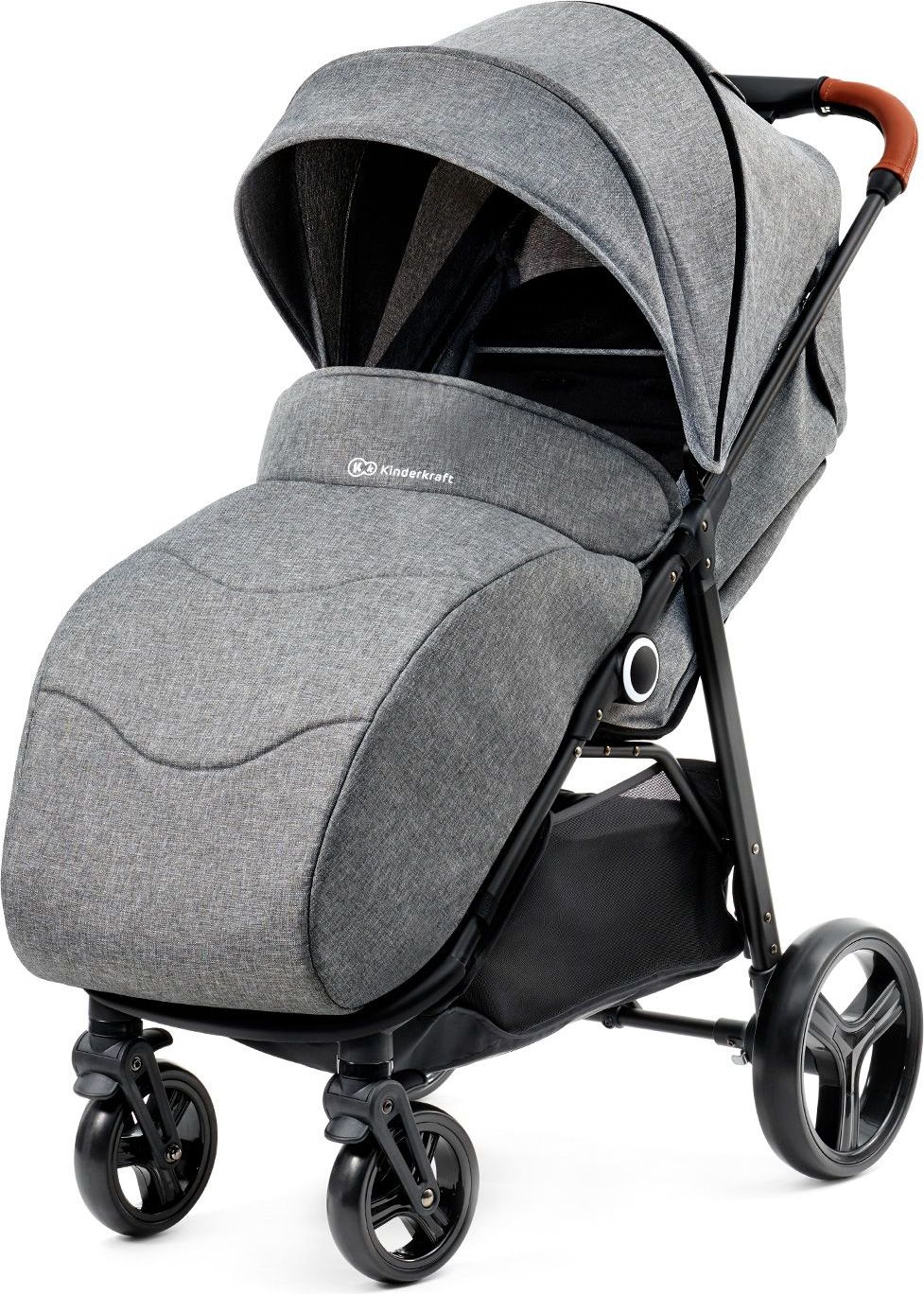 Kočárek sportovní GRANDE grey Kinderkraft - obrázek 6