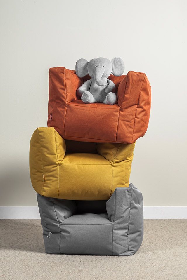 Jollein Křesílko Beanbag Storm Rust - obrázek 5