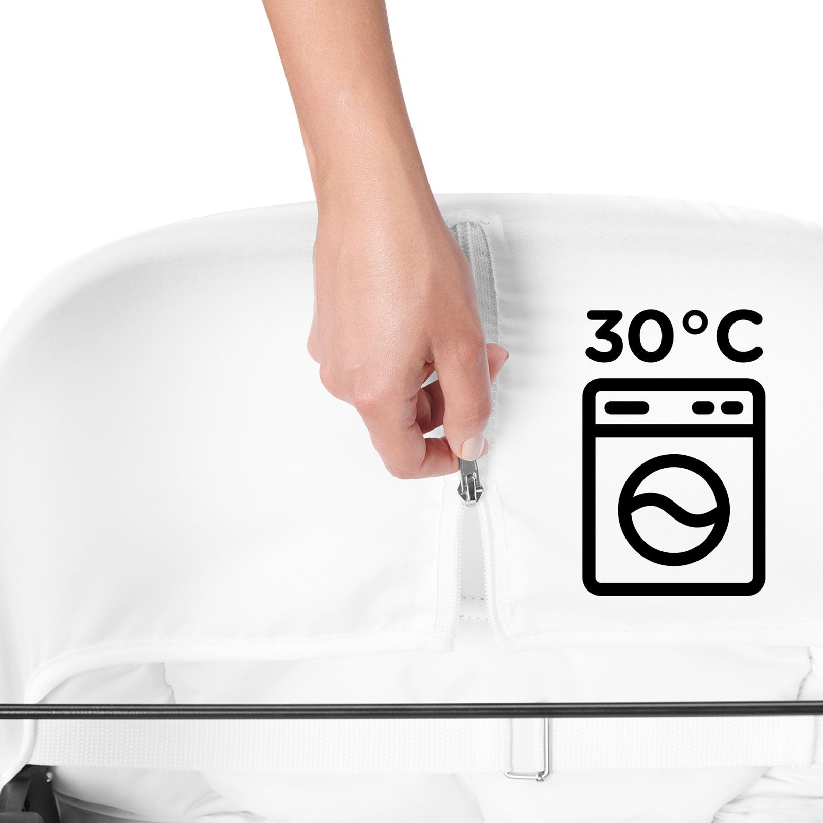 Houpátko Finio White 0m+, do 18 kg, Kinderkraft 2019 - obrázek 9