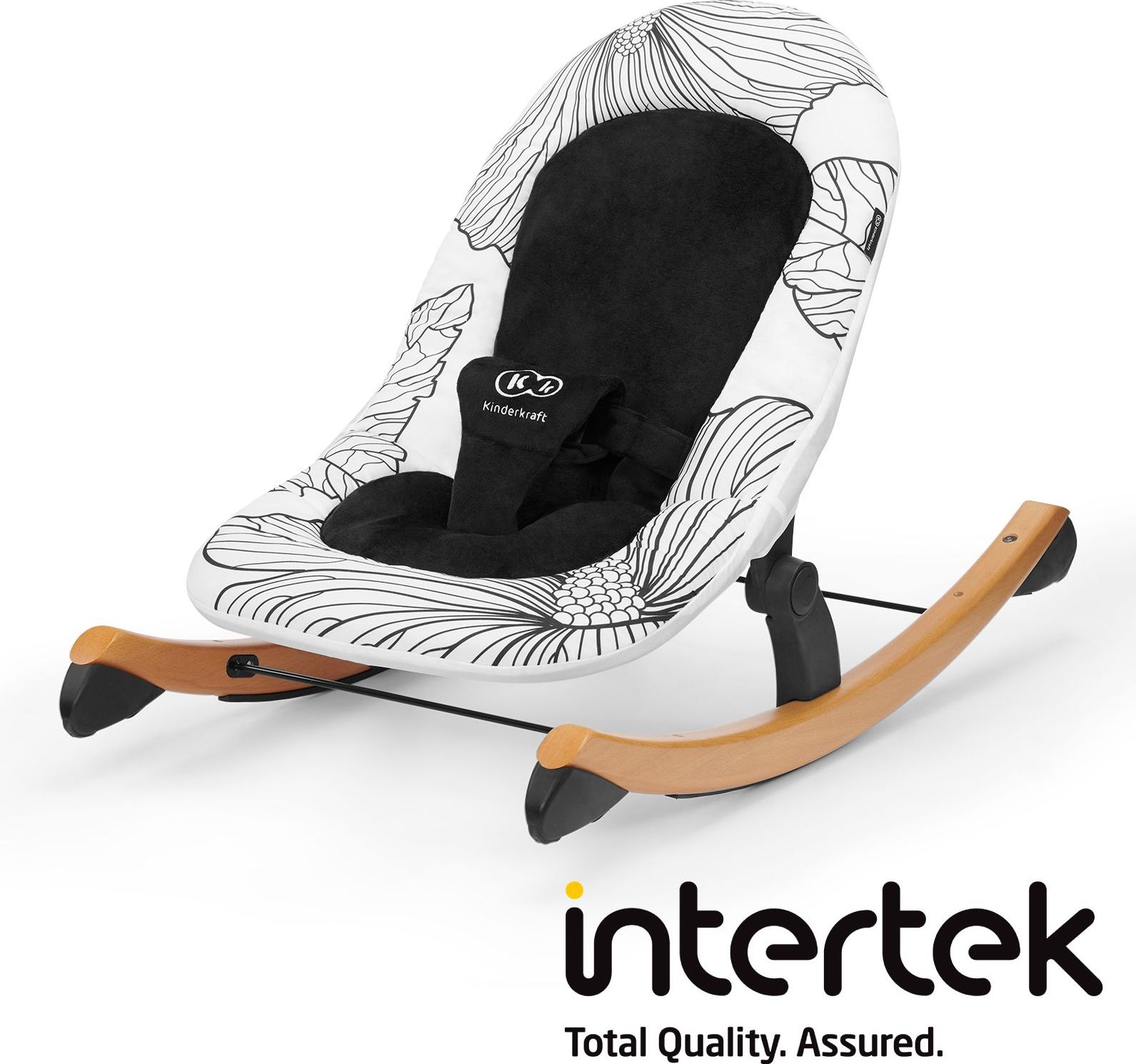 Houpátko Finio Black/White 0m+, do 18 kg, Kinderkraft 2019 - obrázek 1