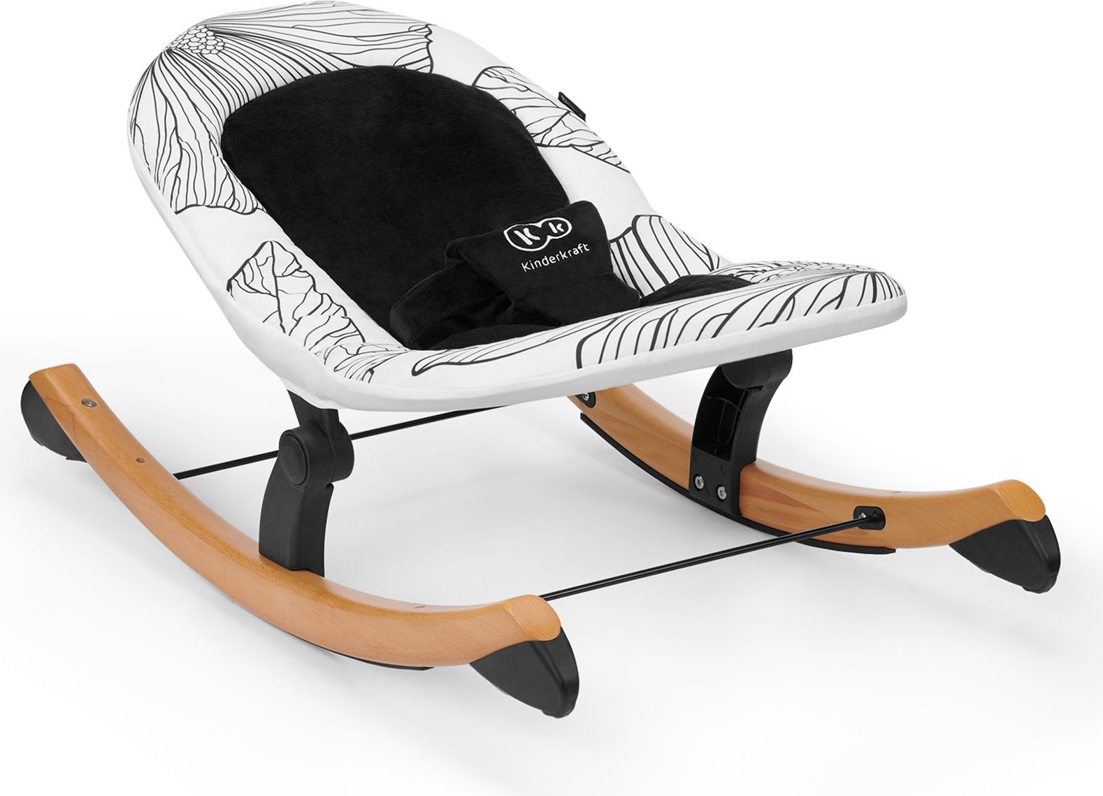 Houpátko Finio Black/White 0m+, do 18 kg, Kinderkraft 2019 - obrázek 2