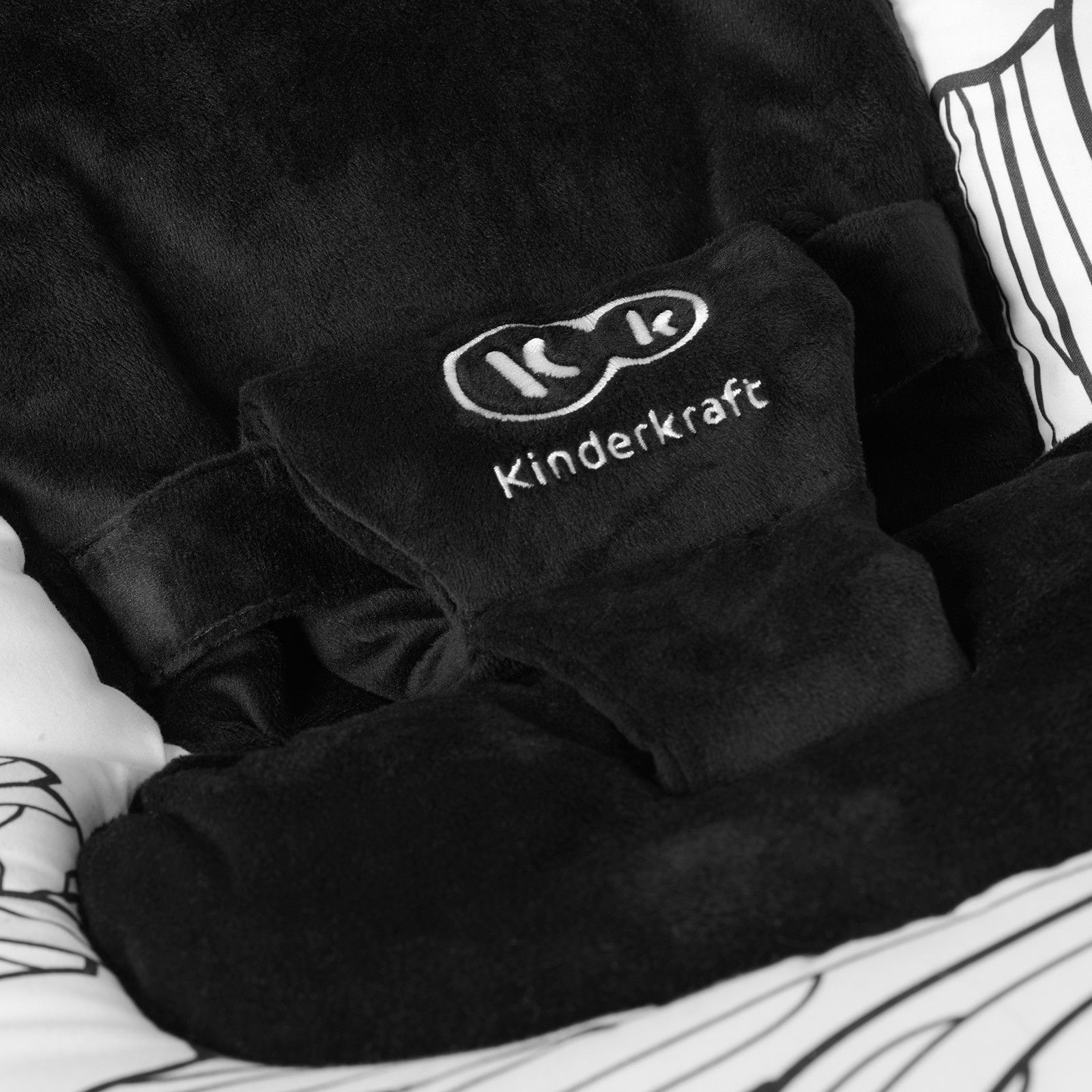 Houpátko Finio Black/White 0m+, do 18 kg, Kinderkraft 2019 - obrázek 11