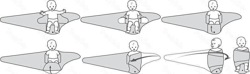 Red Castle Zavinovačka Miracle blanket bílá-růžová - obrázek 2