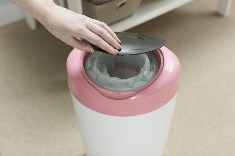 Tommee Tippee Koš na pleny Sangenic Simplee růžový - obrázek 4