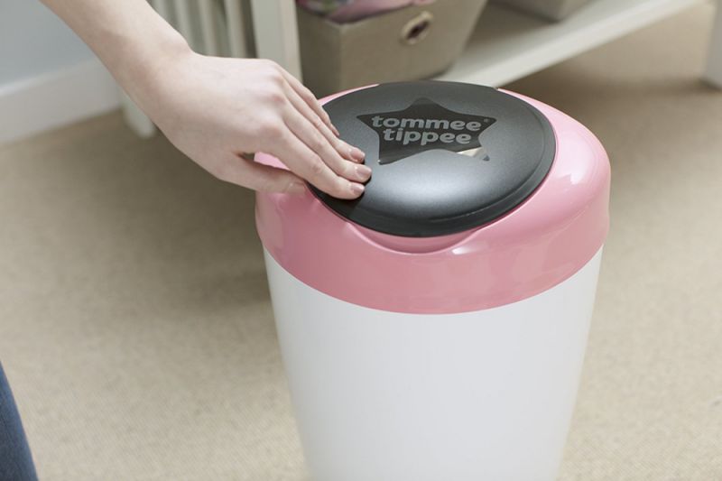 Tommee Tippee Koš na pleny Sangenic Simplee růžový - obrázek 5