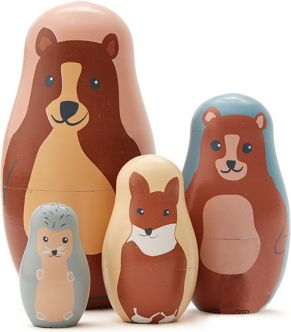 Kids Concept Matrjoška Edvin dřevěná - obrázek 2