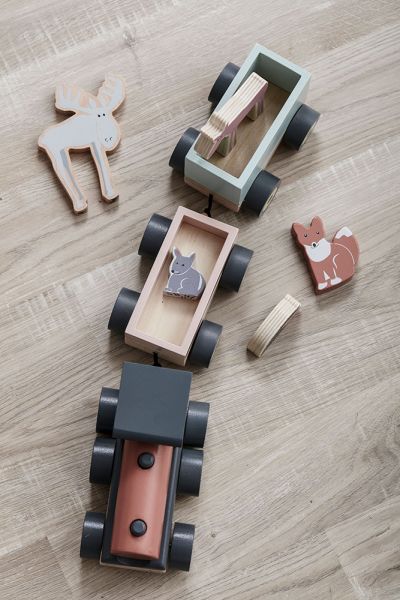 Kids Concept Lesní zvířata dřevěná Edvin - obrázek 3