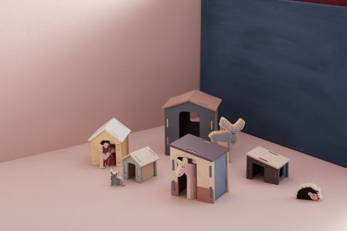 Kids Concept Lesní zvířata dřevěná Edvin - obrázek 5