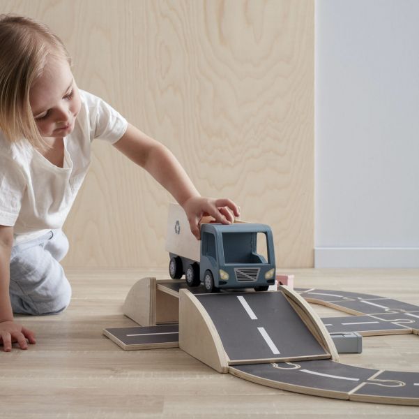 Kids Concept Popelářský vůz Aiden dřevěný - obrázek 6