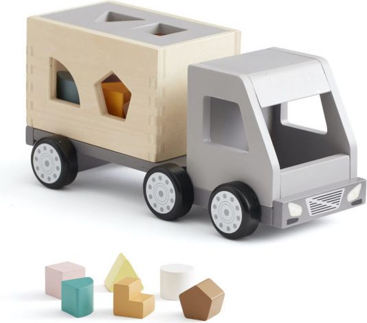 Kids Concept Náklaďák s kostkami dřevěný Aiden - obrázek 1