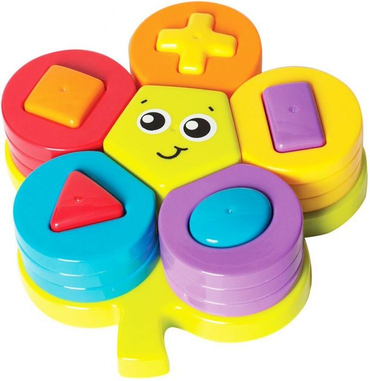 Playgro - Skládací puzzle květina s tvary - obrázek 1