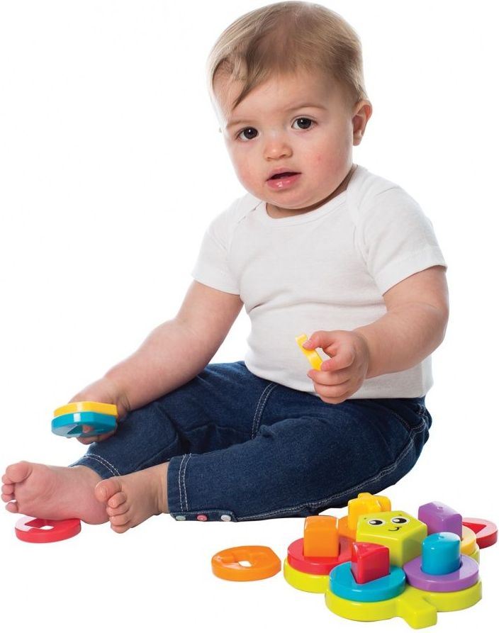 Playgro - Skládací puzzle květina s tvary - obrázek 2