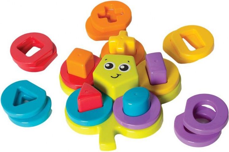 Playgro - Skládací puzzle květina s tvary - obrázek 4