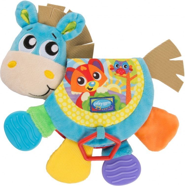 Playgro - Kousací knížka oslík se zvukem - obrázek 1