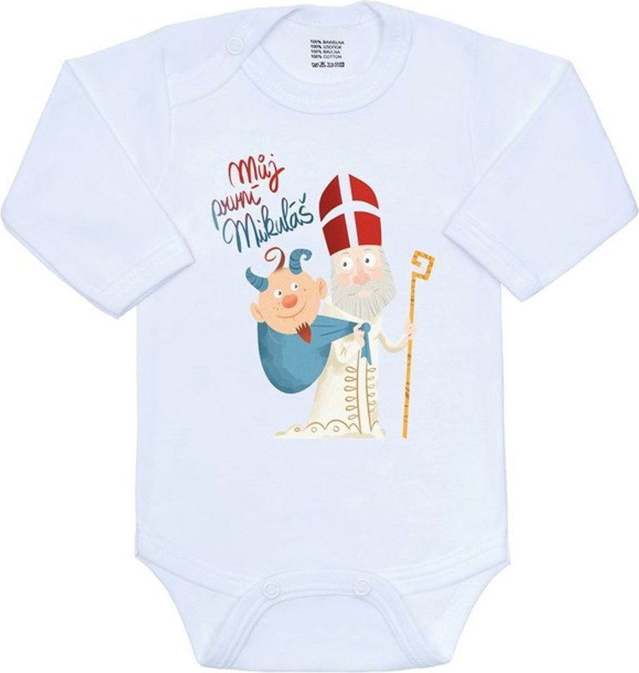 Body s potiskem New Baby Můj první Mikuláš&nbsp;-&nbsp;80 (9-12m) - obrázek 1