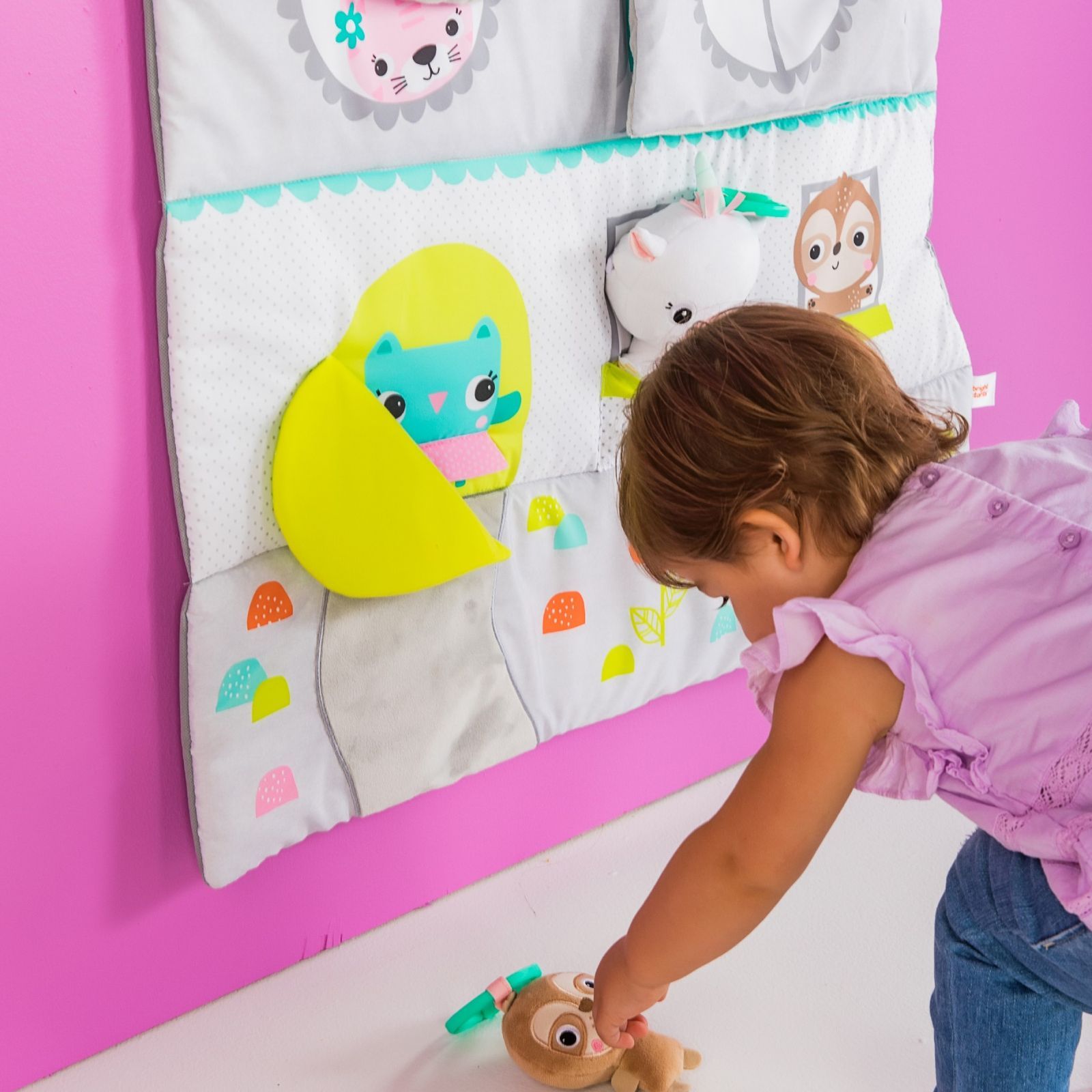 Bright Starts Deka na hraní domeček pro panenky Floors of Fun 0m+ 2019 - obrázek 10