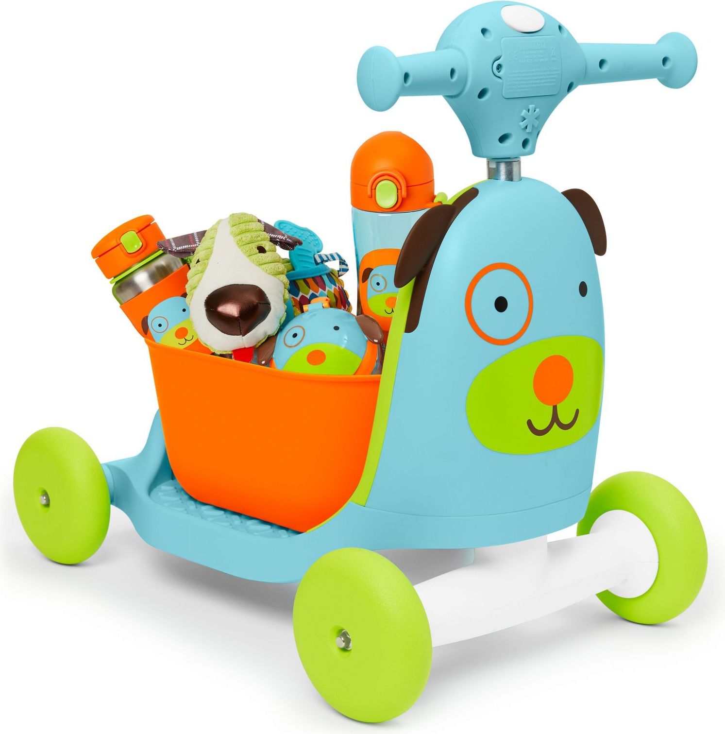 SkipHop Zoo odrážedlo 3v1 Ride-On Pejsek 12m+ do 20kg - obrázek 4