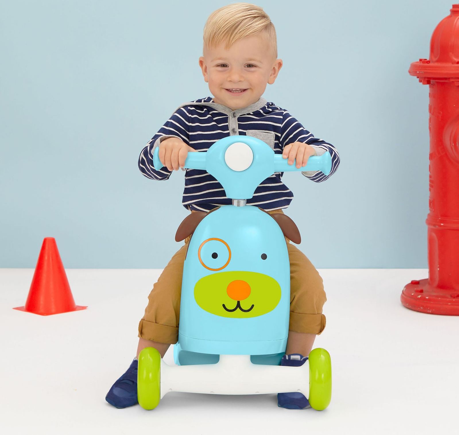 SkipHop Zoo odrážedlo 3v1 Ride-On Pejsek 12m+ do 20kg - obrázek 9