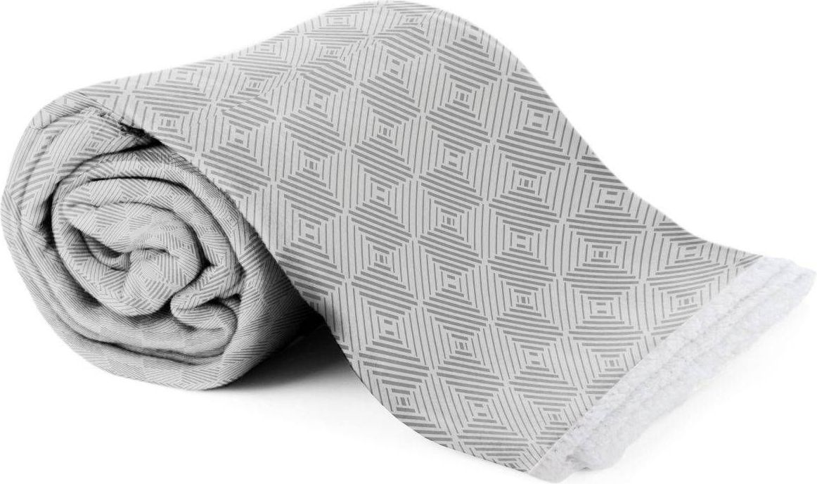 Faro Fleece deka s beránkem šedá 150/200 - obrázek 2