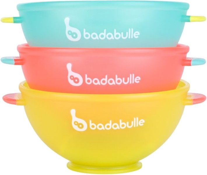 Badabulle sada 3ks misek Tyrkys/Orange/Yellow - obrázek 1