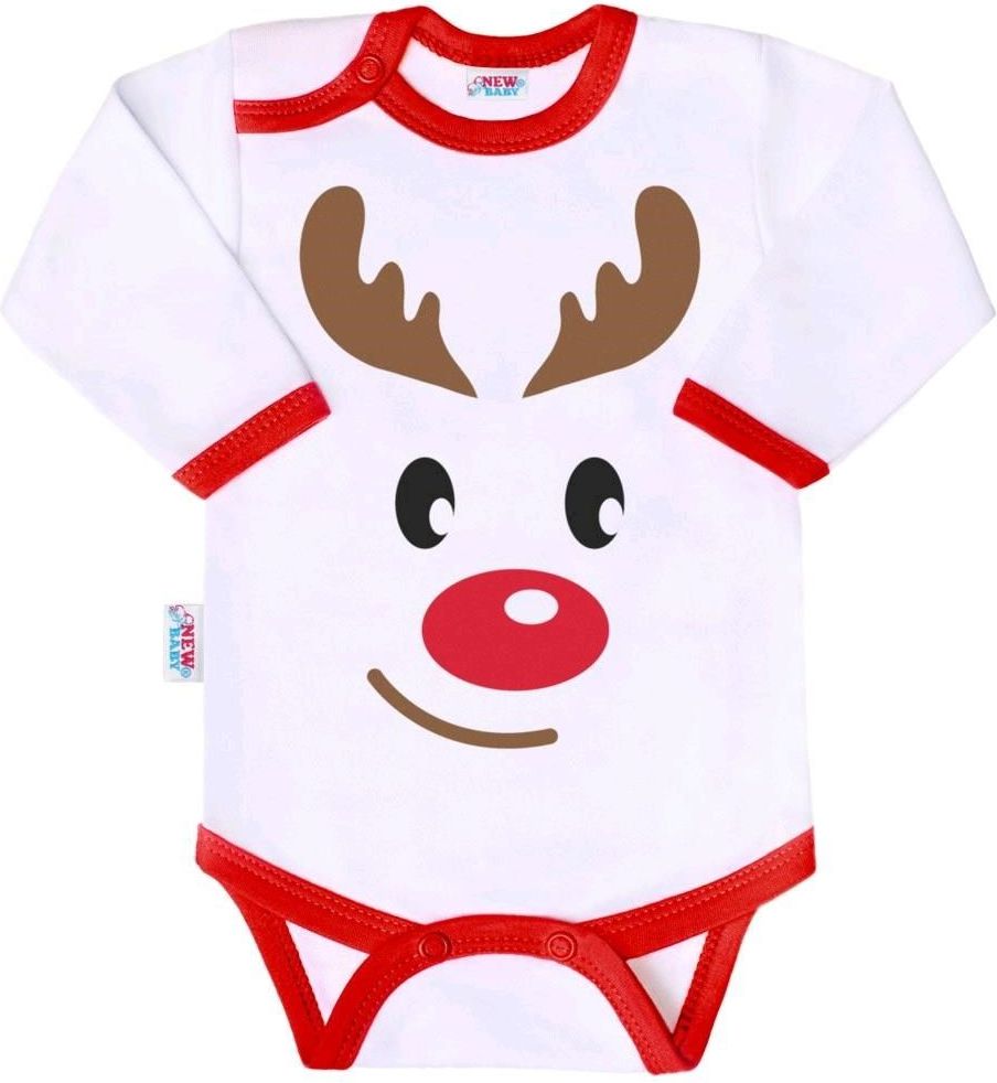 Body s potiskem New Baby Animals sob - 80 (9-12m) - obrázek 1