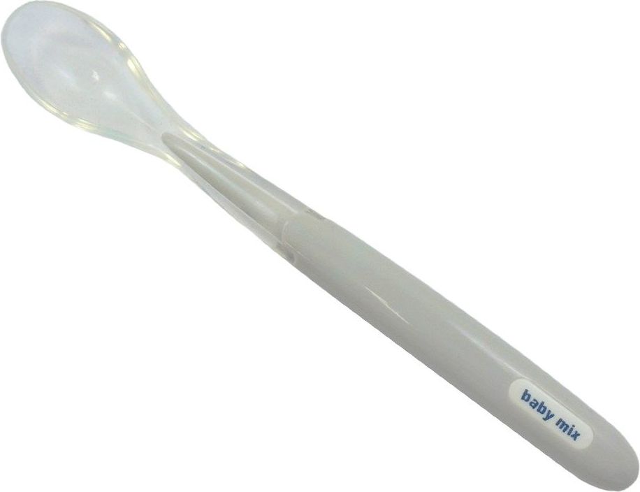 Dětská lžička Baby Mix šedá