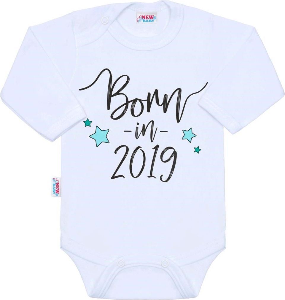 Body s potiskem New Baby Born in 2019&nbsp;-&nbsp;56 (0-3m) - obrázek 1