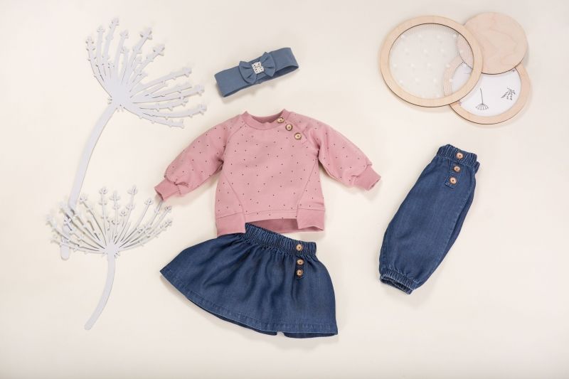 PINOKIO Pinokio Dětské kalhoty Petit Lou - Jeans, vel. 92 - obrázek 4