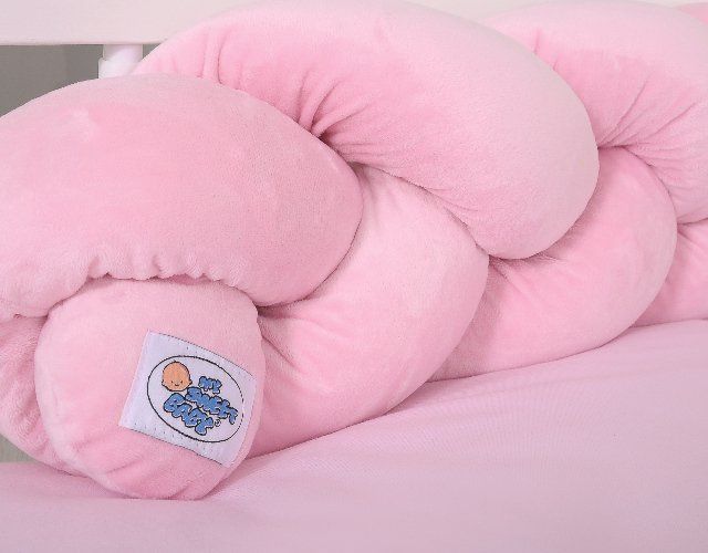 My Sweet Baby Mantinel pletený do copu MAGIC LOOP MINKY růžová - obrázek 3