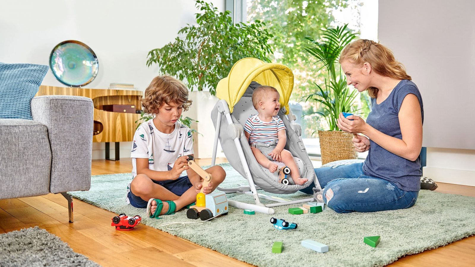 Lehátko 5v1 Unimo Light Yellow Kinderkraft - obrázek 10