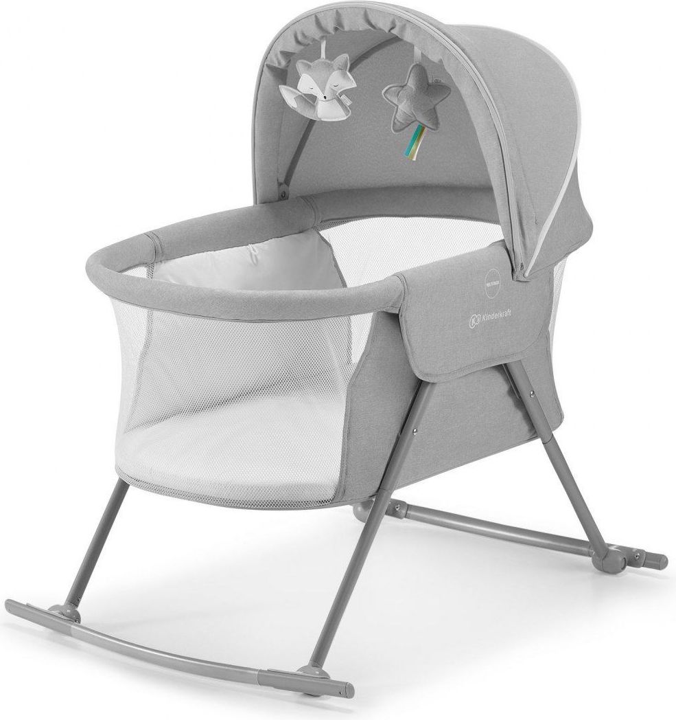 Postýlka dětská 3v1 Lovi Gray Kinderkraft 2019/2020 - obrázek 1