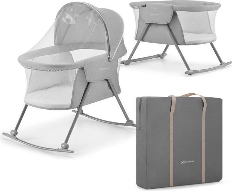 Postýlka dětská 3v1 Lovi Gray Kinderkraft 2019/2020 - obrázek 2