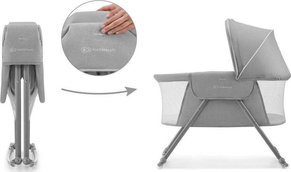 Postýlka dětská 3v1 Lovi Gray Kinderkraft 2019/2020 - obrázek 8
