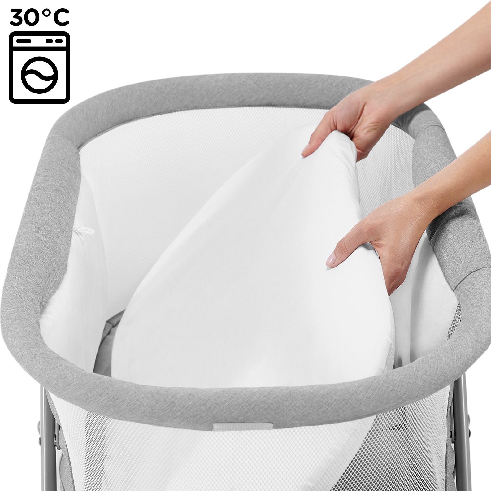 Postýlka dětská 3v1 Lovi Gray Kinderkraft 2019/2020 - obrázek 12
