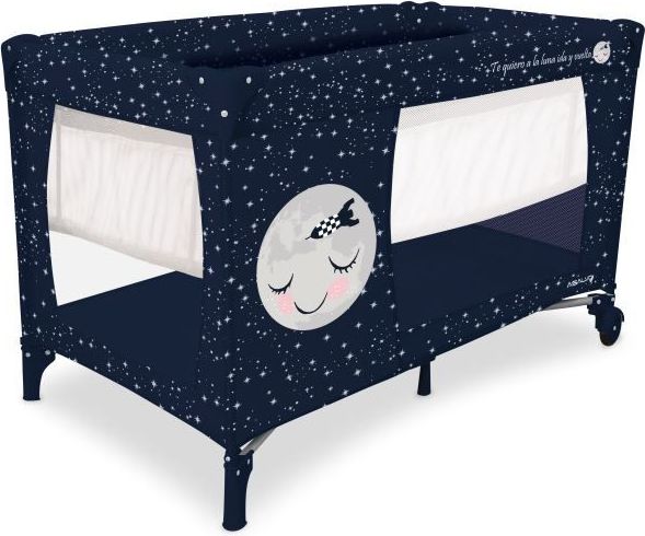 Asalvo SMOOTH cestovní postýlka se závěsným lůžkem, Moon - obrázek 1