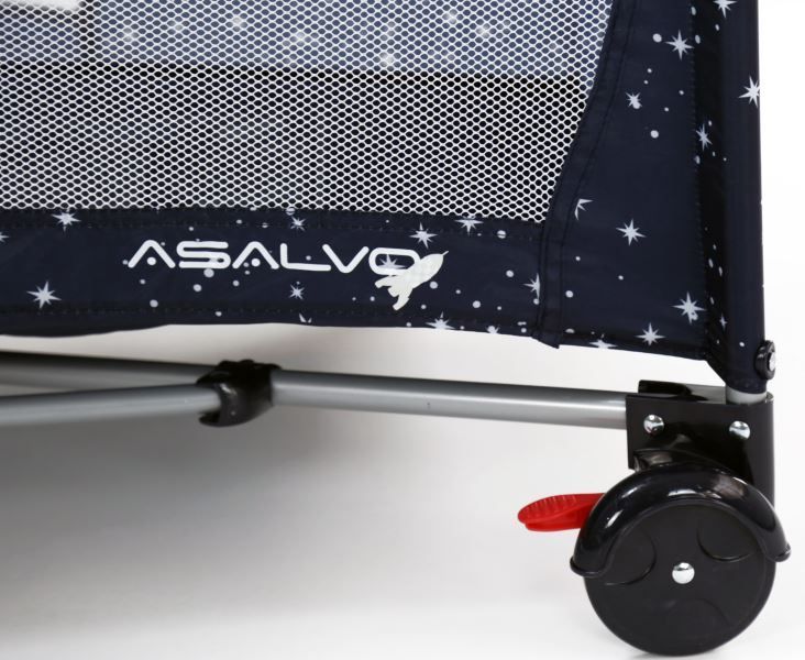 Asalvo SMOOTH cestovní postýlka se závěsným lůžkem, Moon - obrázek 6