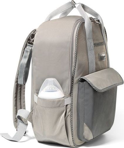BabyOno Batoh, taška ke kočárku London Look + přebalovací podložka zdarma- béžová - obrázek 8