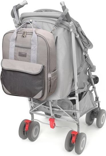 BabyOno Batoh, taška ke kočárku London Look + přebalovací podložka zdarma- béžová - obrázek 9