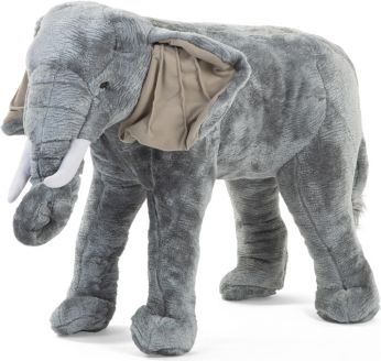 Childhome Mini nábytek dřevěný 8 ksChildhome Slon plyšový stojící 60cm - obrázek 1