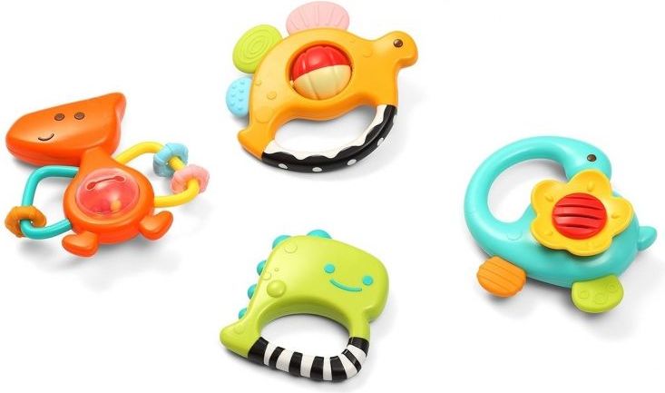 BabyOno Dětské chrastítko Dino Park - zelené - obrázek 2