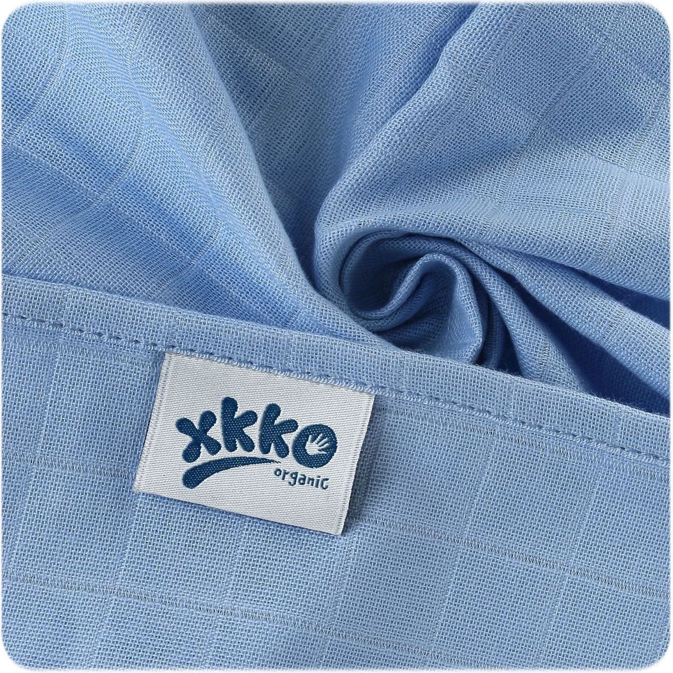 Kikko Dětské pleny z biobavlny XKKO Organic 70x70cm Staré časy Pastels for Boys - obrázek 6