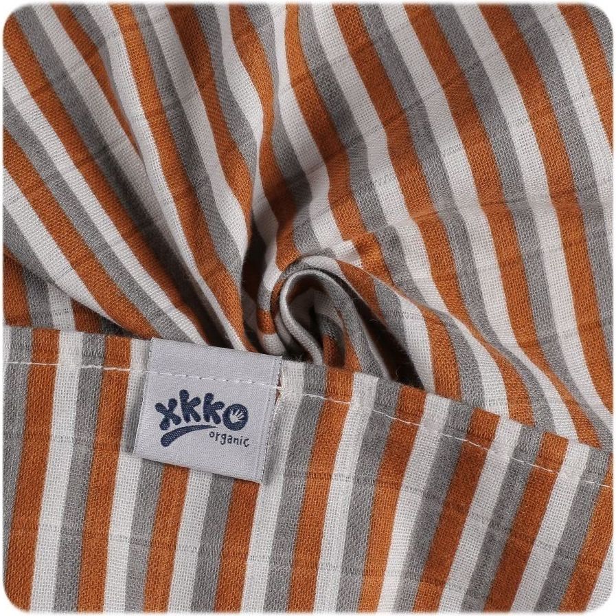 Kikko Dětské pleny z biobavlny XKKO Organic 70x70 Staré časy - Dub - obrázek 4