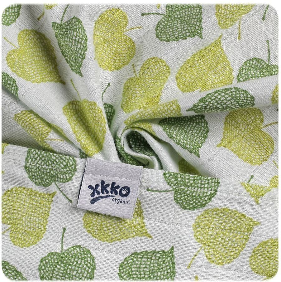 Kikko Dětské pleny z biobavlny XKKO Organic 70x70 Staré časy - Lípa - obrázek 4