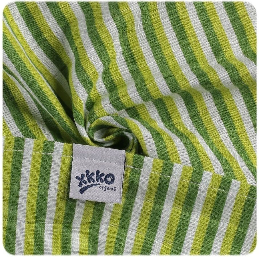 Kikko Dětské pleny z biobavlny XKKO Organic 70x70 Staré časy - Lípa - obrázek 5